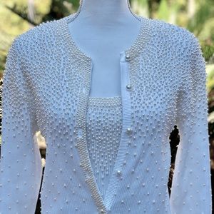 Bob Mackie Pear Adorned Cami & Ca…